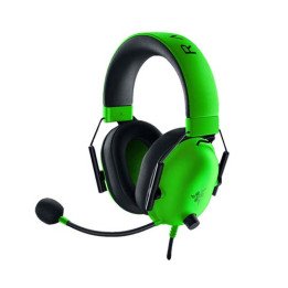 אוזניות גיימינג עם מיקרופון Razer BlackShark V2 X בצבע ירוק