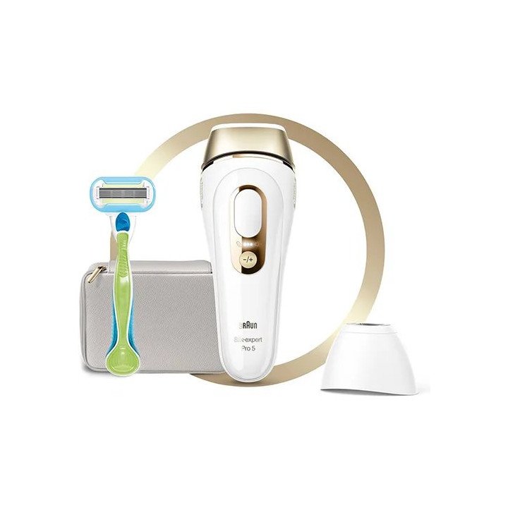 מכשיר להסרת שיער בטכנולוגיית IPL בראון Braun Silk expert Pro 5 PL5152