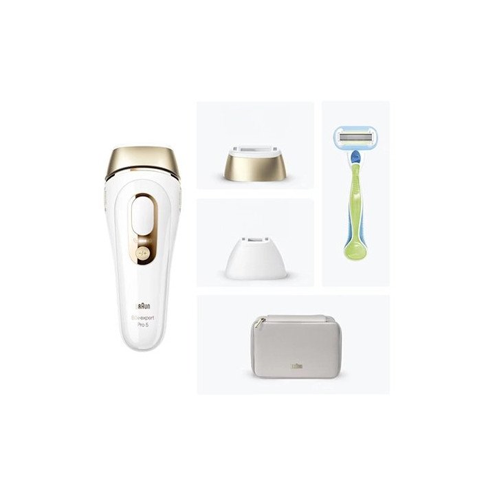 מכשיר להסרת שיער בטכנולוגיית IPL בראון Braun Silk expert Pro 5 PL5152