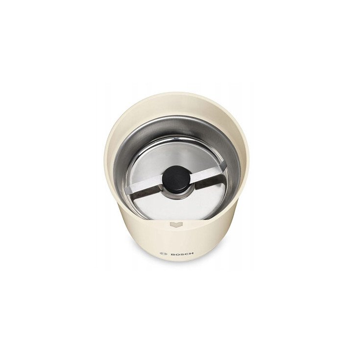 מטחנת קפה ותבלינים Bosch TSM6A017C 180W בצבע קרם