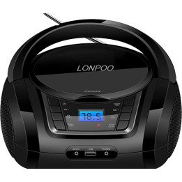 רדיו דיסק CD נייד Super Sound LP-D11 עם Bluetooth צבע שחור