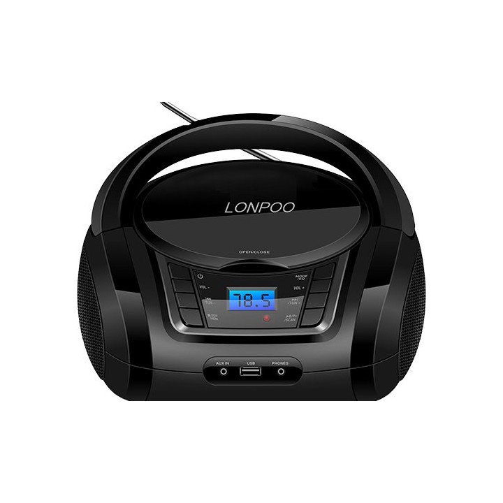 רדיו דיסק CD נייד Super Sound LP-D11 עם Bluetooth צבע שחור