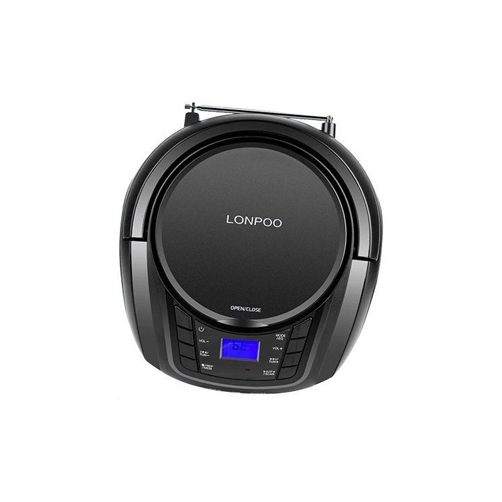 רדיו דיסק CD נייד Super Sound LP-D11 עם Bluetooth צבע שחור