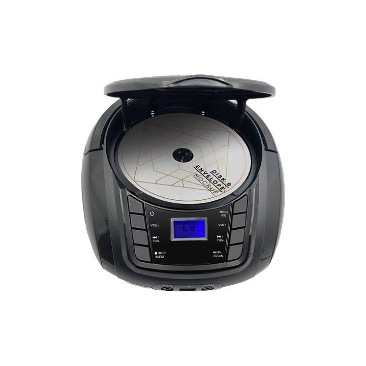 רדיו דיסק CD נייד Super Sound LP-D11 עם Bluetooth צבע שחור
