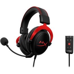 אוזניות גיימינג HyperX Cloud II 7.1 בצבע שחור ואדום