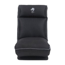 כורסת גיימינג רצפה מתכווננת דרגון בד שחור Dragon Floor Sofa - משלוח חי
