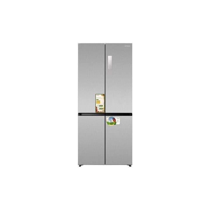 מקרר 4 דלתות 521 ליטר מקפיא תחתון נירוסטה aiwa AI-8400 – משלוח חינם
