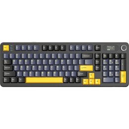 מקלדת גיימינג מכנית אלחוטית Shark Attack X98PRO בצבע Star Black