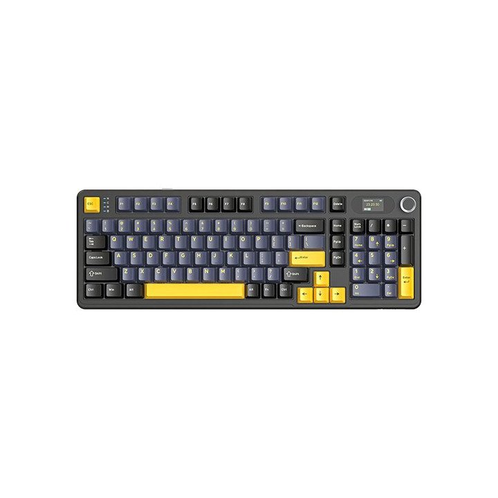מקלדת גיימינג מכנית אלחוטית Shark Attack X98PRO בצבע Star Black
