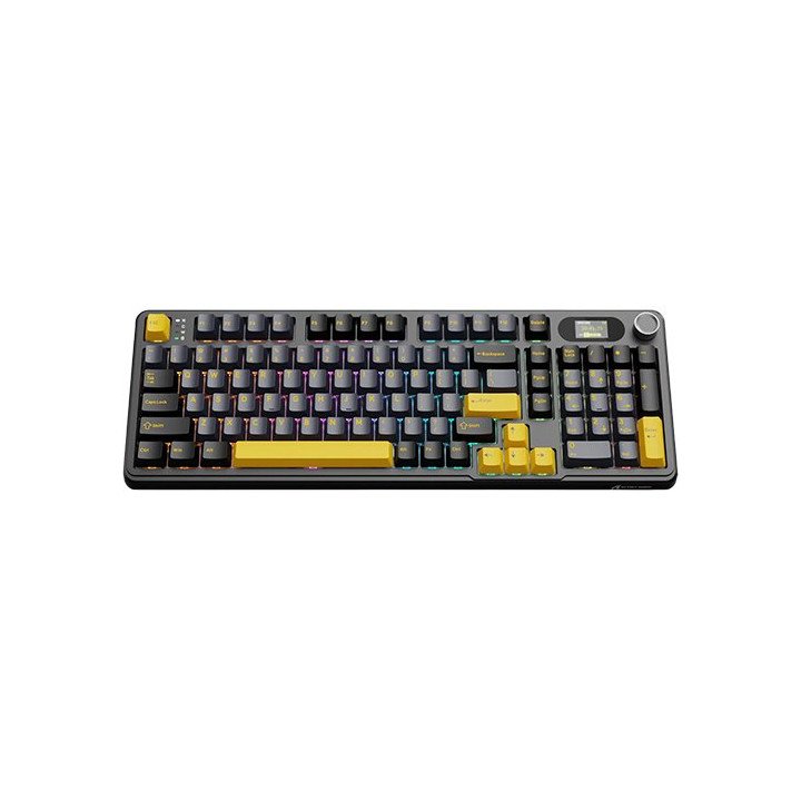 מקלדת גיימינג מכנית אלחוטית Shark Attack X98PRO בצבע Star Black