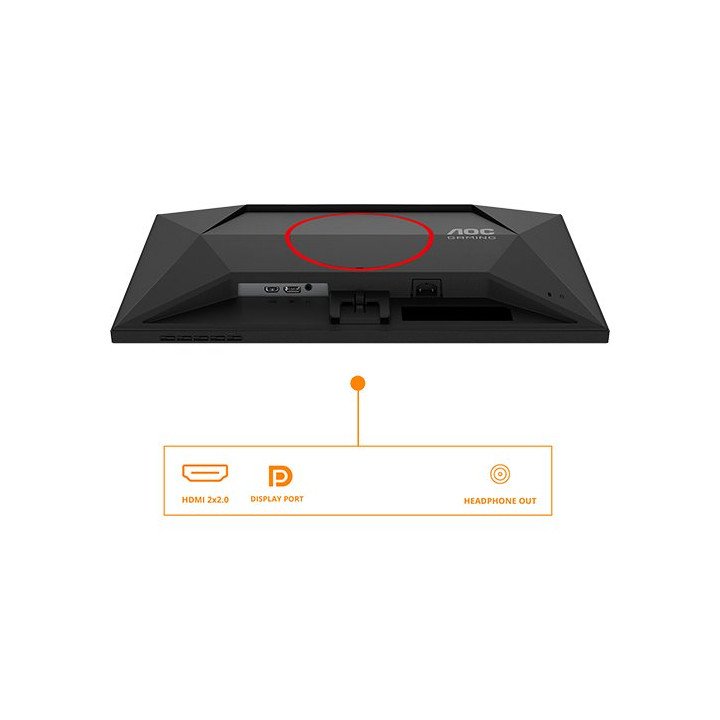מסך גיימינג 23.8 אינץ AOC 200Hz IPS 0.5ms G-SYNC 24G4HRE