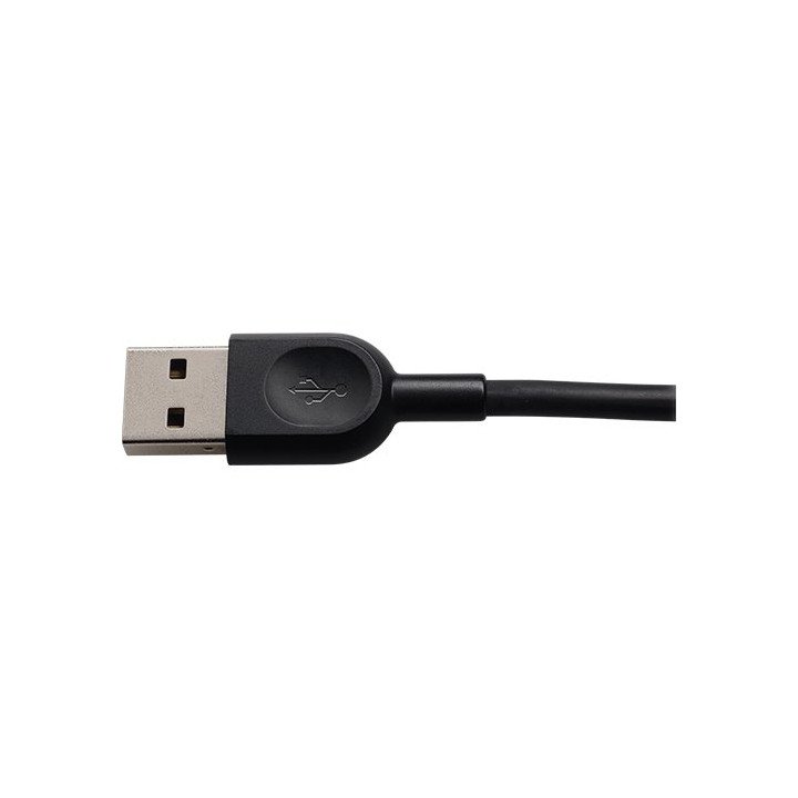 אוזניות גיימינג חוטיות Logitech H540 USB עם מיקרופון בצבע שחור