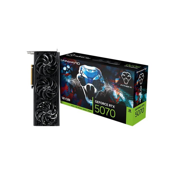 כרטיס מסך Gainward GeForce RTX 5070 Python III 12GB GDDR7