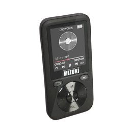 נגן MP3 בנפח 32GB עם רשמקול ותפריט בעברית בצבע שחור Mizuki MIZ-S67BT