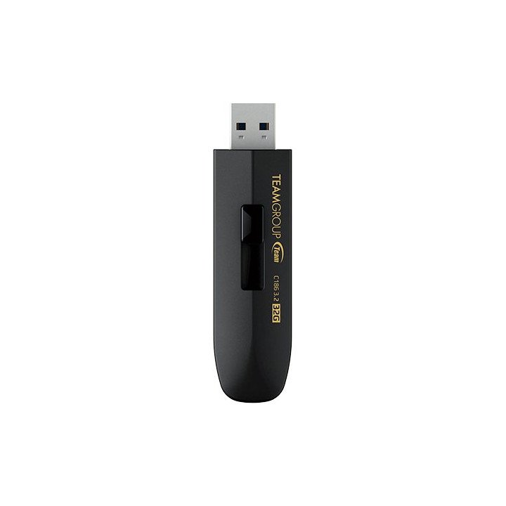 זכרון נייד Team Group C186 USB 3.2 Gen1 – בנפח 32GB – עם מנגנון סליידר