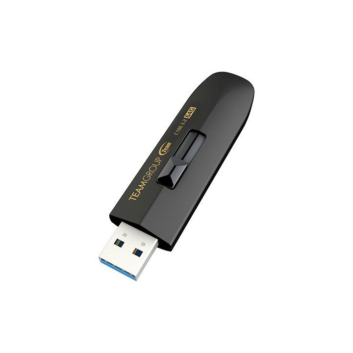 זכרון נייד Team Group C186 USB 3.2 Gen1 – בנפח 64GB – עם מנגנון סליידר