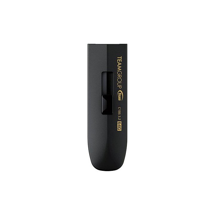 זכרון נייד Team Group C186 USB 3.2 Gen1 – בנפח 64GB – עם מנגנון סליידר