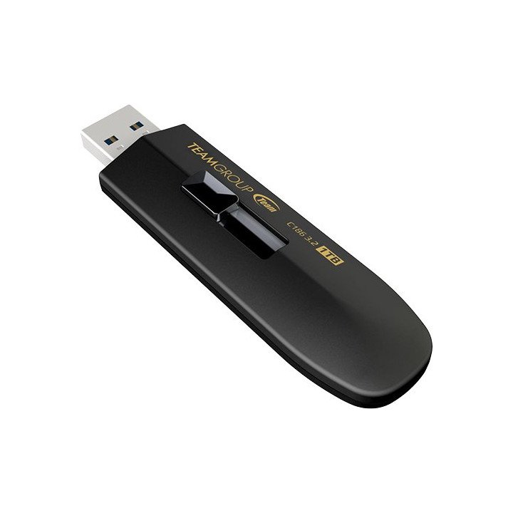 זכרון נייד Team Group C186 USB 3.2 Gen1 – בנפח 1TB – עם מנגנון סליידר
