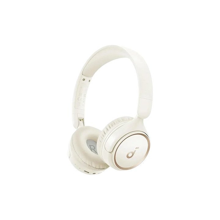 אוזניות בלוטוס אלחוטיות Soundcore H30i Wireless On-Ear - צבע לבן