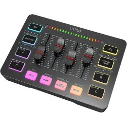 מיקסר גיימינג Fifine AmpliGame SC3 צבע שחור