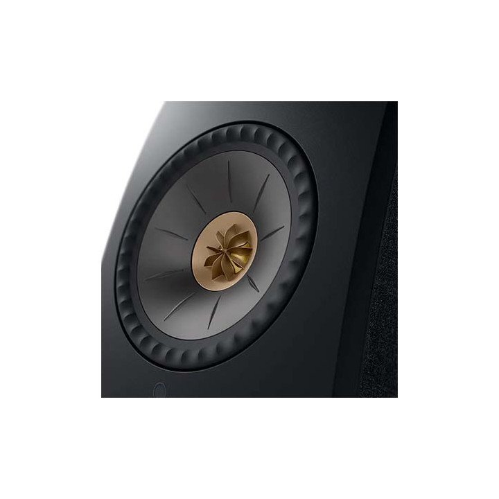 זוג רמקולים אלחוטיים Wireless HiFi Speakers LSX II KEF בצבע שחור