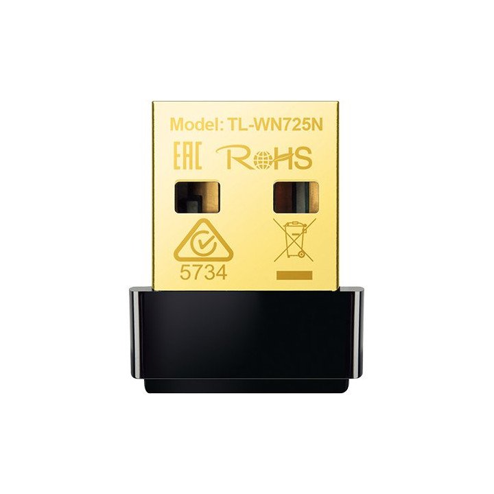 מתאם רשת אלחוטי ננו TP-Link TL-WN725N 150Mbps Nano USB