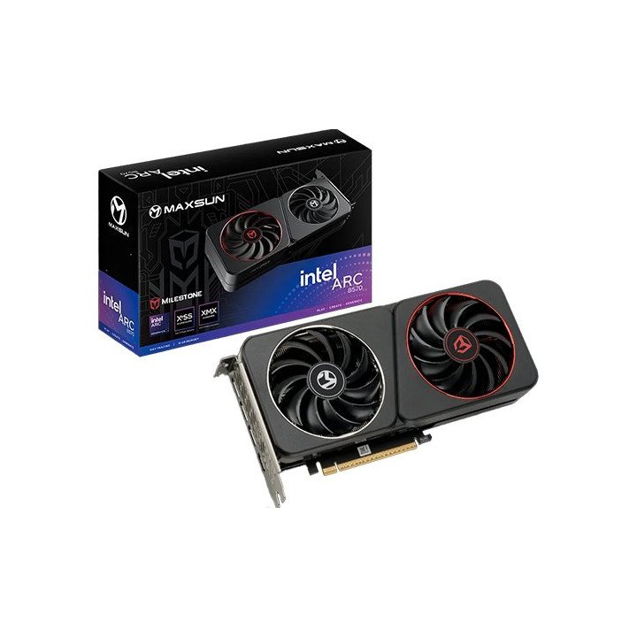 כרטיס מסך MAXSUN Intel ARC B570 Milestone 10GB GDDR6