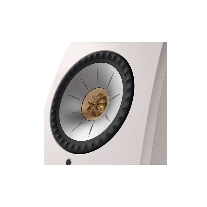 זוג רמקולים אלחוטיים Wireless HiFi Speakers LSX II KEF בצבע לבן