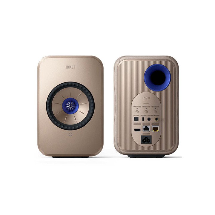 זוג רמקולים אלחוטיים Wireless HiFi Speakers LSX II KEF בצבע אופוויט