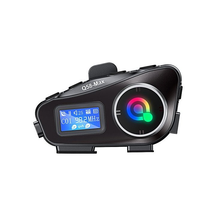 דיבורית לקסדה אופנוע בלוטוס MIZUKI Q58-MAX Bluetooth