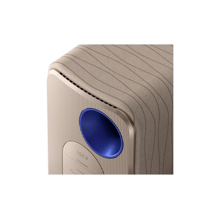 זוג רמקולים אלחוטיים Wireless HiFi Speakers LSX II KEF בצבע אופוויט