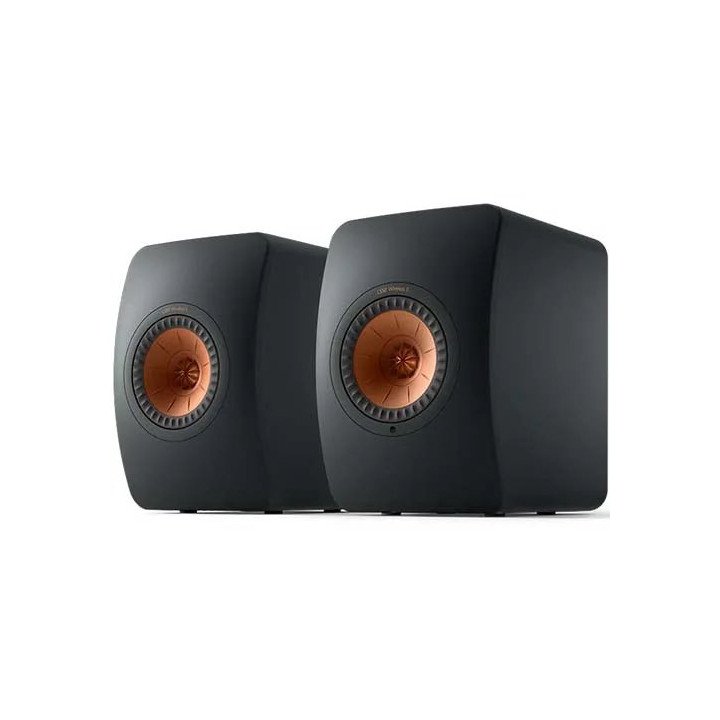 רמקולים מוגברים מדפיים אלחוטיים KEF LS50 Wireless II בצבע שחור