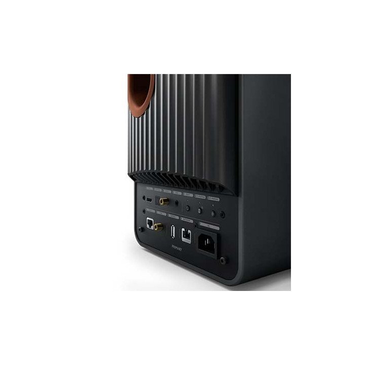 רמקולים מוגברים מדפיים אלחוטיים KEF LS50 Wireless II בצבע שחור