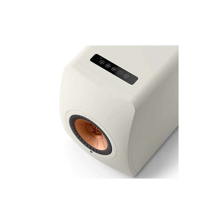 רמקולים מוגברים מדפיים אלחוטיים KEF LS50 Wireless II בצבע לבן