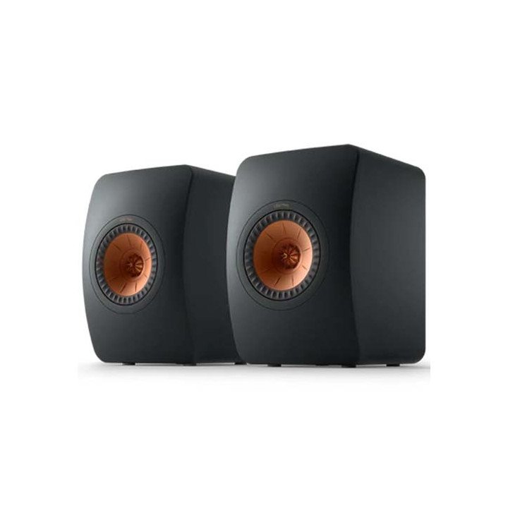 זוג רמקולים מדפיים KEF LS50 Meta בצבע שחור
