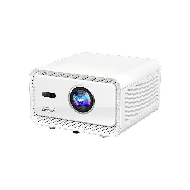 מקרן חכם עם מערכת הפעלה Full HD 1080P Android 12 עד 300 אינץ Super TV 
