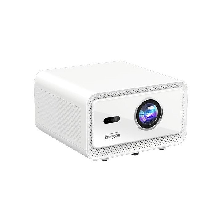 מקרן חכם עם מערכת הפעלה Full HD 1080P Android 12 עד 300 אינץ Super TV 