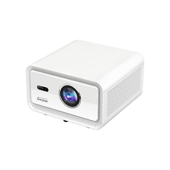 מקרן חכם עם מערכת הפעלה Full HD 1080P Android 12 עד 300 אינץ Super TV 