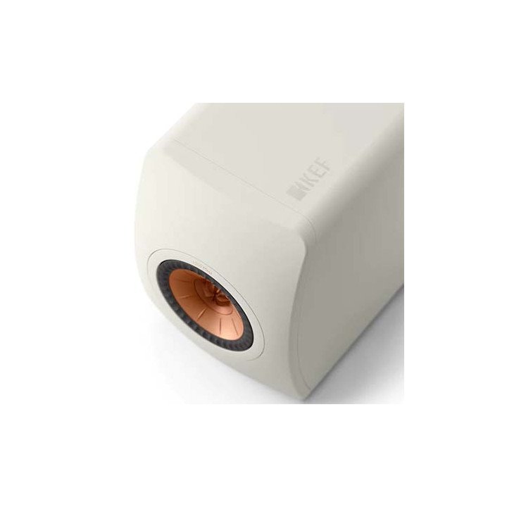 זוג רמקולים מדפיים KEF LS50MW Meta בצבע לבן