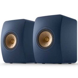 זוג רמקולים מדפיים KEF LS50 Meta בצבע כחול