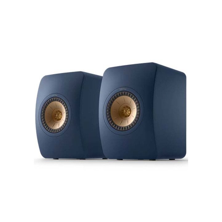 זוג רמקולים מדפיים KEF LS50 Meta בצבע כחול