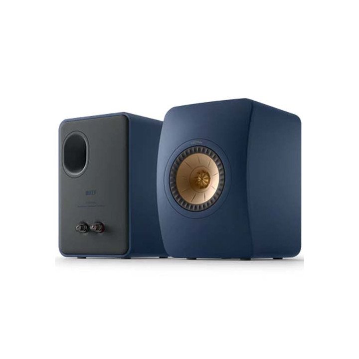 זוג רמקולים מדפיים KEF LS50 Meta בצבע כחול