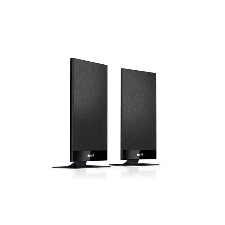 זוג רמקולים מדפיים KEF HiFi Speakers T101 בצבע שחור - משלוח חינם