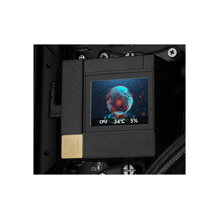 קירור נוזלי למעבד עם מסך THERMALRIGHT Core Matrix 360 Vision ARGB BLAC