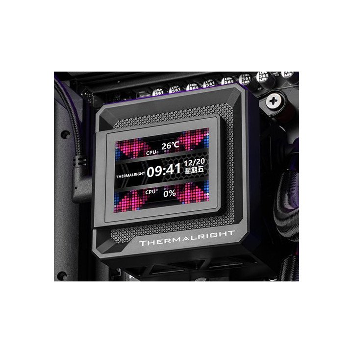 קירור נוזלי למעבד עם מסך THERMALRIGHT Frozen Warframe 360 SE ARGB BLAC