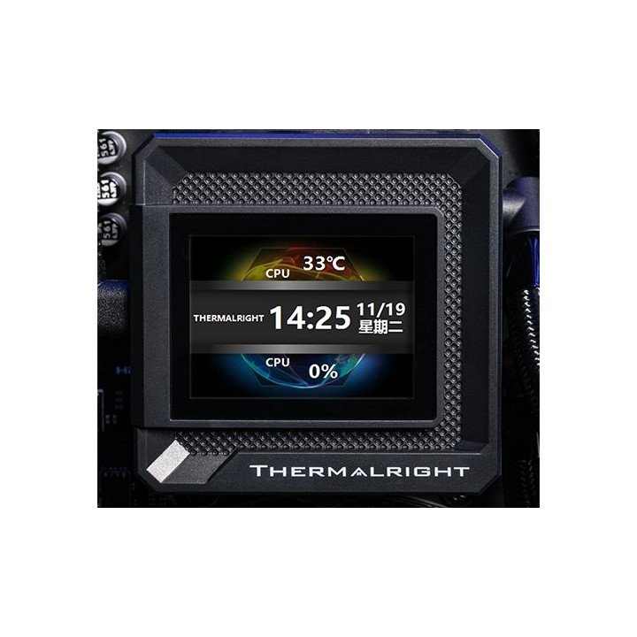 קירור נוזלי למעבד עם מסך THERMALRIGHT Frozen Warframe 360 SE ARGB BLAC