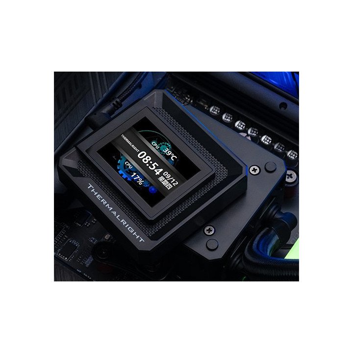 קירור נוזלי למעבד עם מסך THERMALRIGHT Frozen Warframe 360 SE ARGB BLAC