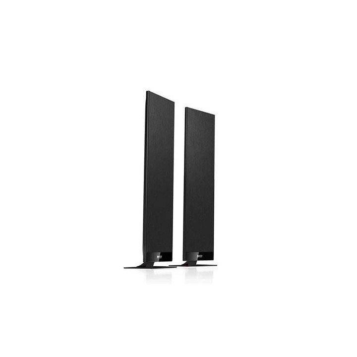 זוג רמקולים דקים KEF HiFi Speakers T301 בצבע שחור