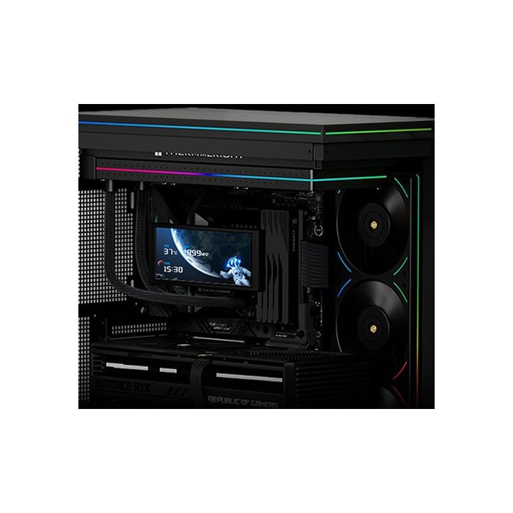 קירור נוזלי למעבד עם מסך THERMALRIGHT Trofeo Vision 360 ARGB BLACK – ג
