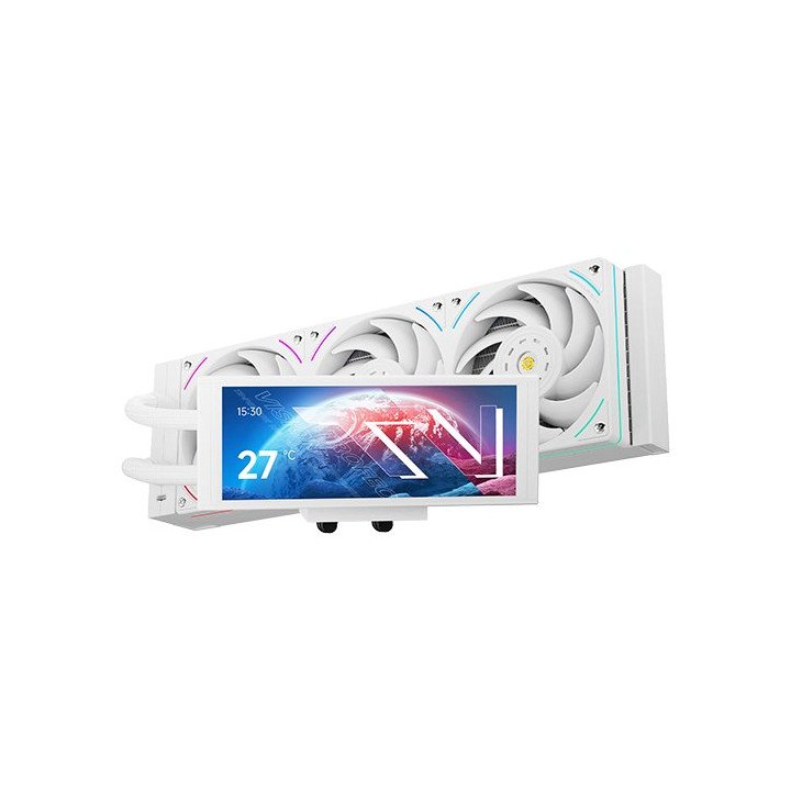קירור נוזלי למעבד עם מסך THERMALRIGHT Trofeo Vision 360 ARGB WHITE – ג